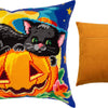 Needlepoint Pillow Kit "Halloween Cat"