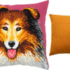 Needlepoint Pillow Kit "Rough Collie Dog"