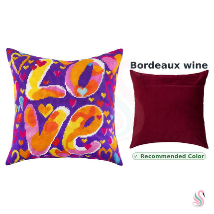 Needlepoint Pillow Kit "Love"