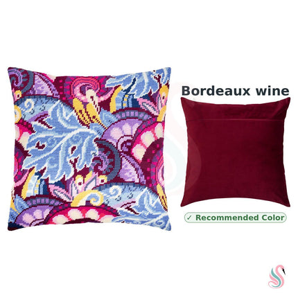 Needlepoint Pillow Kit "Violet Fairy Tale"