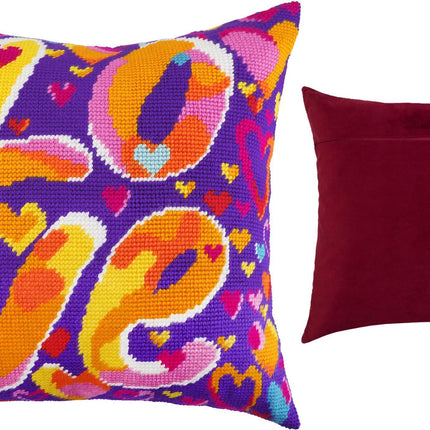 Needlepoint Pillow Kit "Love"