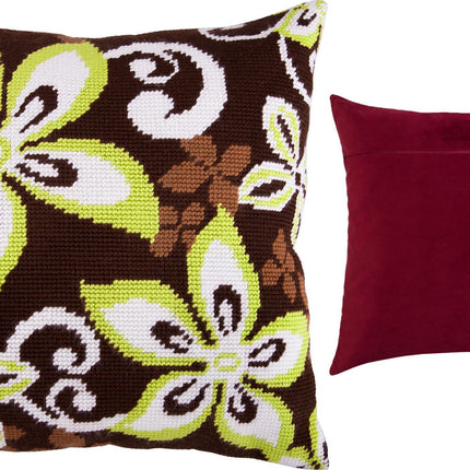 Needlepoint Pillow Kit "Vanilla"