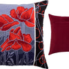 Needlepoint Pillow Kit "Poppies in the Night"