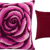 Cross Stitch Pillow Kit "Rose Swirl"