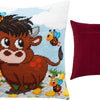 Needlepoint Pillow Kit "Bull Calf"