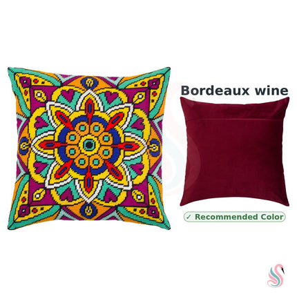 Needlepoint Pillow Kit "Mandala"