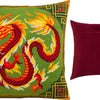 Needlepoint Pillow Kit "Chinese Dragon"