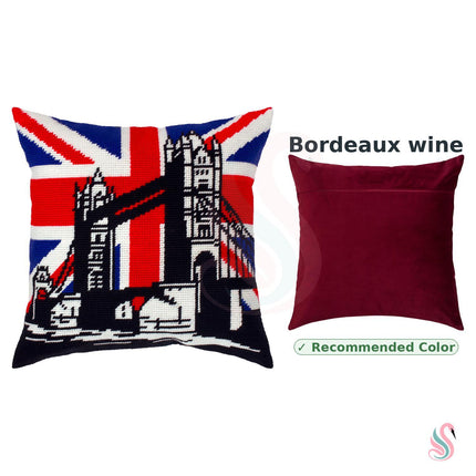Needlepoint Pillow Kit "Union Jack "