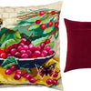 Needlepoint Pillow Kit "Sparrow and Cherries"