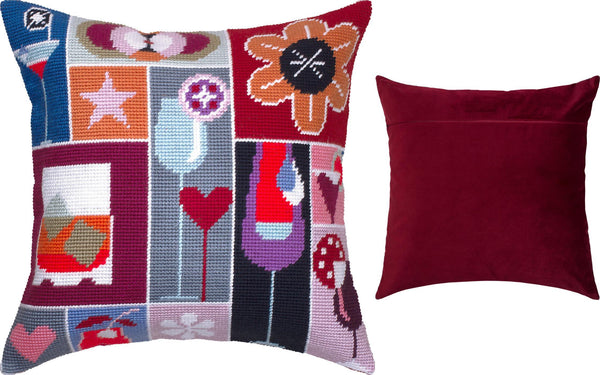 Needlepoint Pillow Kit 