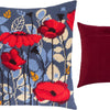 Needlepoint Pillow Kit "Poppies in the Evening"