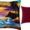 Needlepoint Pillow Kit "Tropical Sunset"