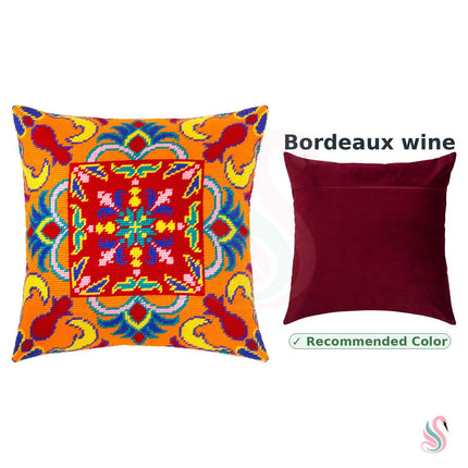 Needlepoint Pillow Kit "Solar Talisman"