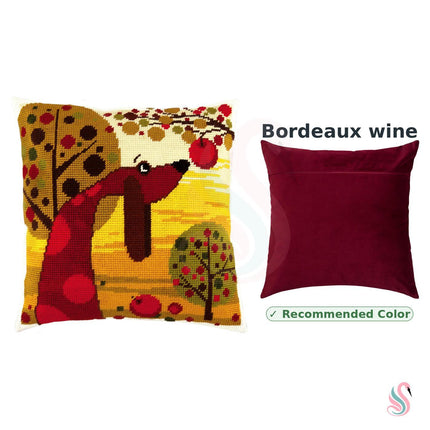 Needlepoint Pillow Kit "Dachshund"