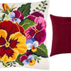 Needlepoint Pillow Kit "Violas"