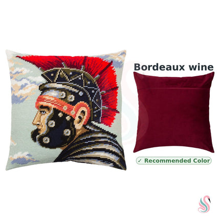 Needlepoint Pillow Kit "Roman Centurion"
