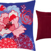 Needlepoint Pillow Kit "Blue Flower"