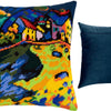 Needlepoint Pillow Kit "Houses on a Hill"