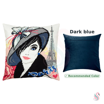Needlepoint Pillow Kit "Parisian"