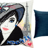 Needlepoint Pillow Kit "Parisian"
