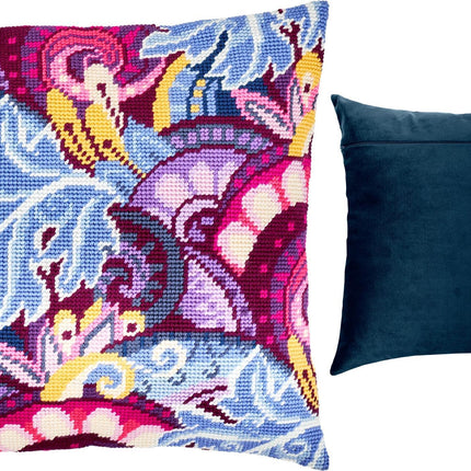Needlepoint Pillow Kit "Violet Fairy Tale"