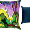 Cross Stitch Pillow Kit "Riverbank, H. Matisse"