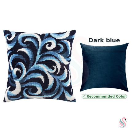 Needlepoint Pillow Kit "Swirls"