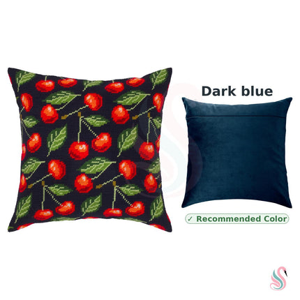 Needlepoint Pillow Kit "Cherries"