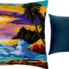 Needlepoint Pillow Kit "Tropical Sunset"