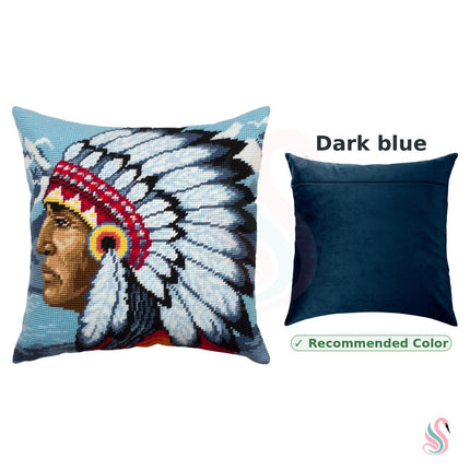 Needlepoint Pillow Kit "Native American"