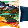 Needlepoint Pillow Kit "Mount Gaussier and Farm Saint Paul"