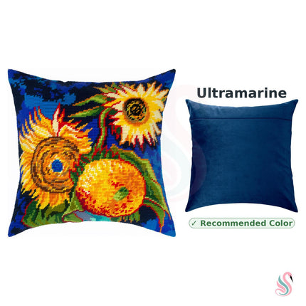 Needlepoint Pillow Kit "Sunflowers"