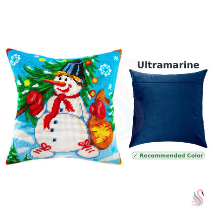 Needlepoint Pillow Kit "Snowman"