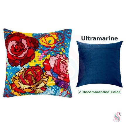 Needlepoint Pillow Kit "Stained Glass"