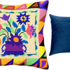 Needlepoint Pillow Kit "Folk Flowers"