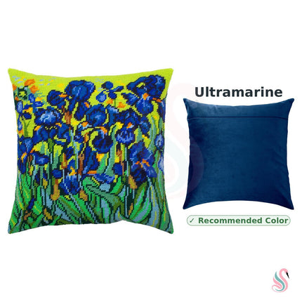 Needlepoint Pillow Kit "Irises"