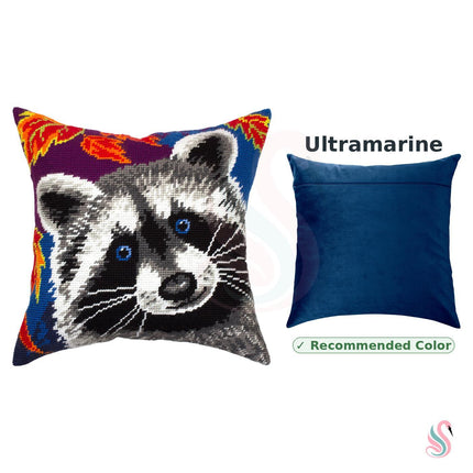 Needlepoint Pillow Kit "Raccoon"