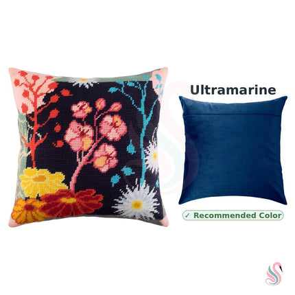 Needlepoint Pillow Kit "Sea Anemones"