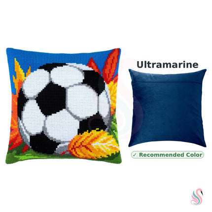 Cross Stitch Pillow Kit "Soccer"