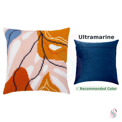 Cross Stitch Pillow Kit "Tropics modern"