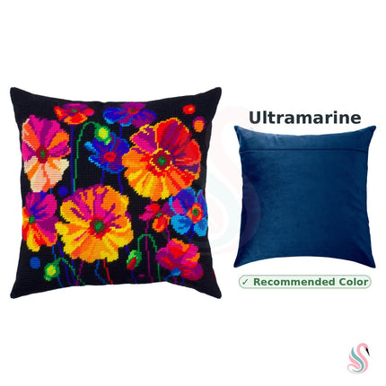 Needlepoint Pillow Kit "Colors of Night"