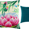 Cross Stitch Pillow Kit "Lotus"