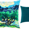 Needlepoint Pillow Kit "Olive Trees"