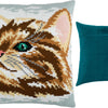 Cross Stitch Pillow Kit "Cat"