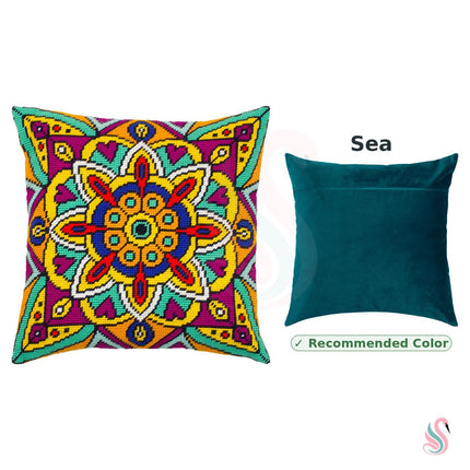 Needlepoint Pillow Kit "Mandala"