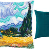 Needlepoint Pillow Kit "Wheat Field with Cypresses"