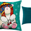 Needlepoint Pillow Kit "Bear in a Trapper Hat"