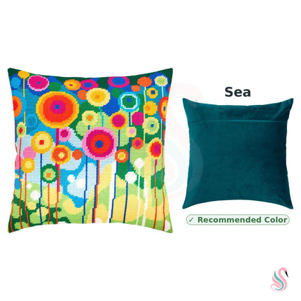 Needlepoint Pillow Kit "Dandelions"