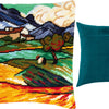 Needlepoint Pillow Kit "Mount Gaussier and Farm Saint Paul"