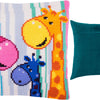 Cross Stitch Pillow Kit "Giraffes"